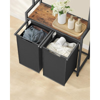 Кошик для білизни Leobert Moro 92л з вішалкою в стилі Loft