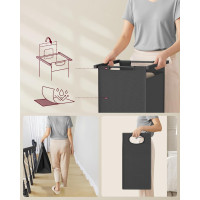 Кошик для білизни Leobert Moro 92л з вішалкою в стилі Loft