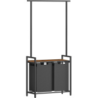 Кошик для білизни Leobert Moro 92л з вішалкою в стилі Loft