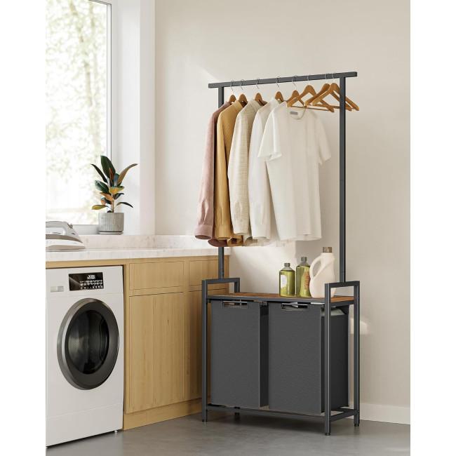 Корзина для белья Leobert Moro 92л с вешалкой в стиле Loft