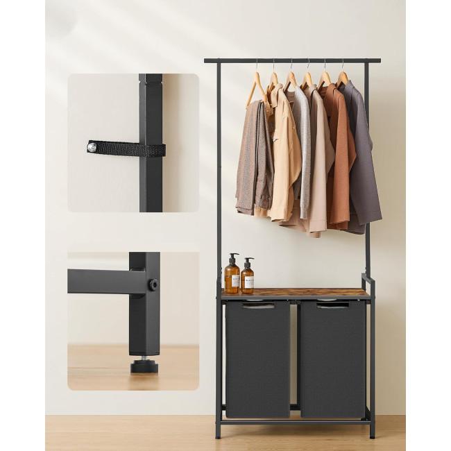 Корзина для белья Leobert Moro 92л с вешалкой в стиле Loft