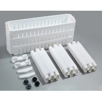 Этажерка Leobert Slim 3-уровневая на колесах