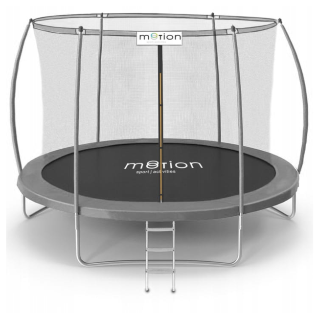Батут Jumi Motion Sport Line Premium 10ft (305см) з внутрішньою сіткою сірий Батут Jumi Motion Sport Line Premium 10ft (305см) з внутрішньою сіткою сірий