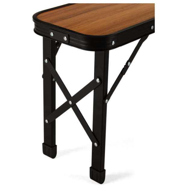 Стіл туристичний розкладний Outtec + 2 лавки коричневий