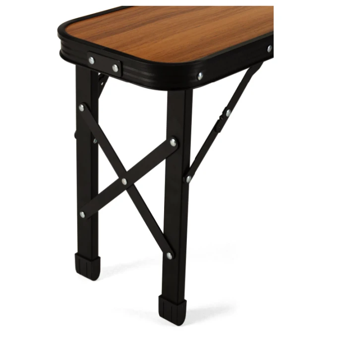 Стіл туристичний розкладний Outtec + 2 лавки коричневий