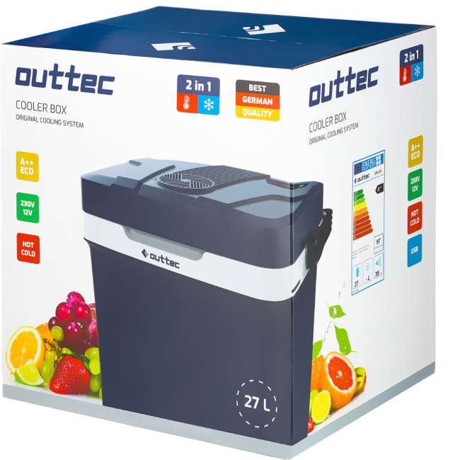 Автохолодильник Outtec 27 L чорний