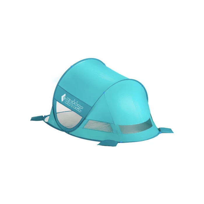 Саморозкладний намет-тент Outtec з віконцем бірюзовий