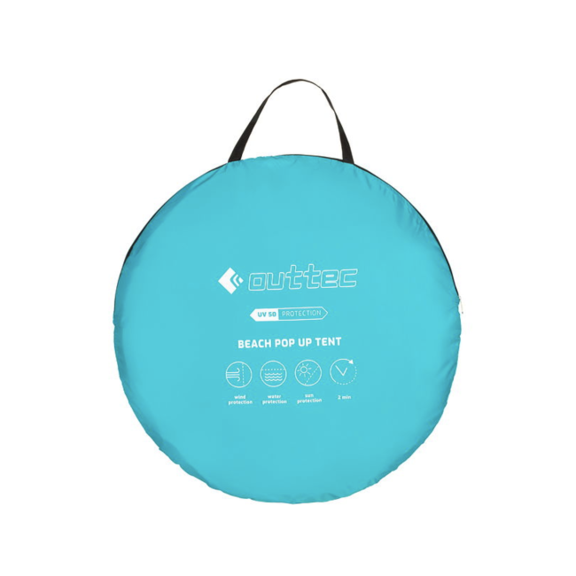 Саморозкладний намет-тент Outtec з віконцем бірюзовий