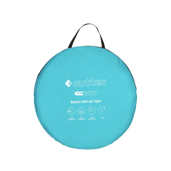 Саморозкладний намет-тент Outtec з віконцем бірюзовий