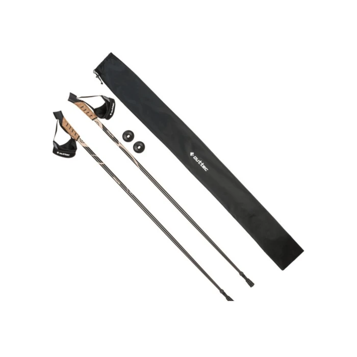 Трекинговые палки Outtec карбоновые 115см 1-секционные Anti-shock