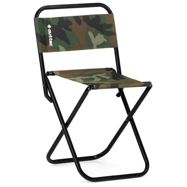 Стул туристический Outtec Moro складной со спинкой камуфляж