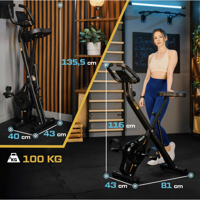 Велотренажер Trex Sport TX-340XB BRIZ черный магнитный