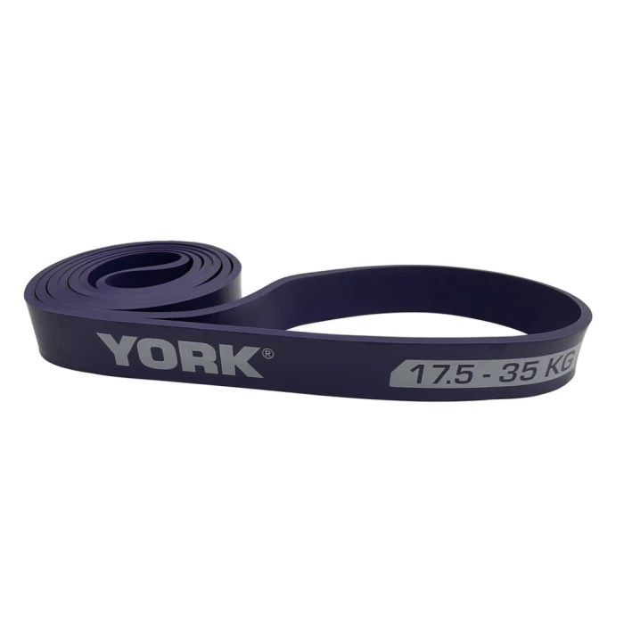 Резинка для фитнеса York 17,5-35кг – 2080x29x4,5 мм, фиолетовый