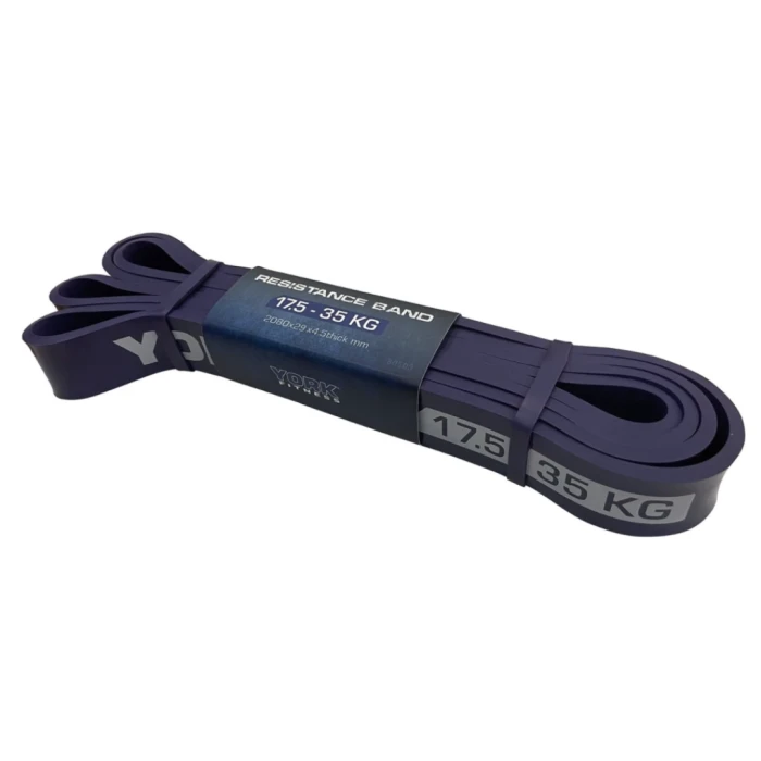 Резинка для фитнеса York 17,5-35кг – 2080x29x4,5 мм, фиолетовый