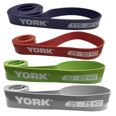 Набір резинок для фітнесу York Fitness 4 шт (17,5 - 65кг)