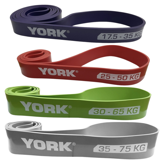 Набір резинок для фітнесу York Fitness 4 шт (17,5 - 65кг)
