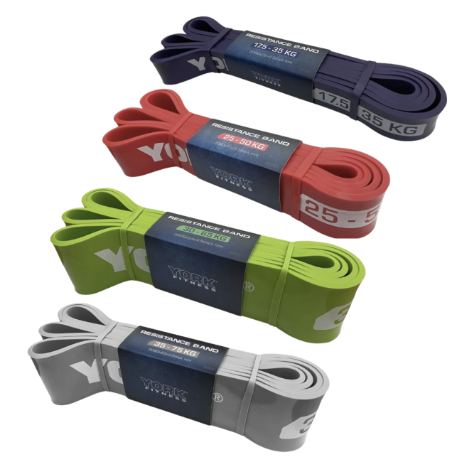 Набір резинок для фітнесу York Fitness 4 шт (17,5 - 65кг)