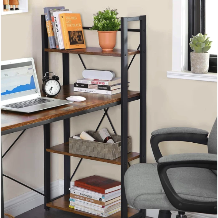 Компьютерный стол Leobert Devoko с боковыми полками в стиле Loft