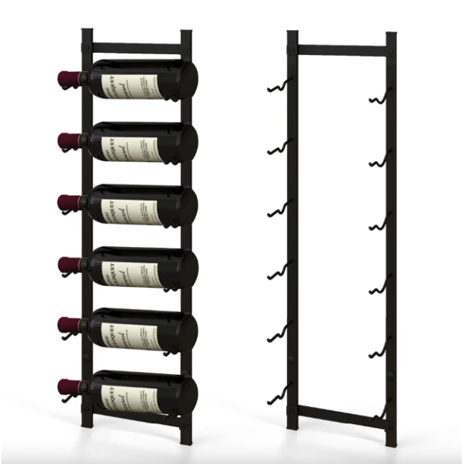 Настенная стойка Costway Relax для вина на 6 бутылок