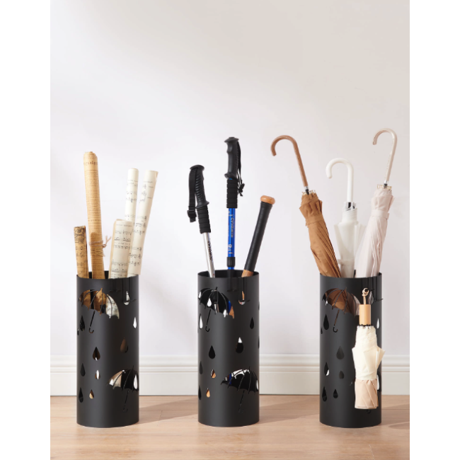 Подставка для зонтов Leobert Sakura круглая форма черный