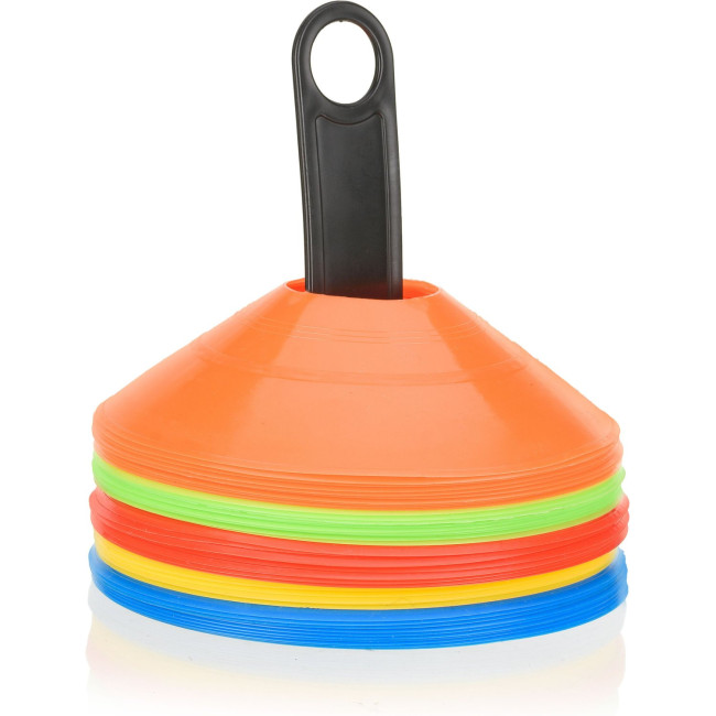 Набір фішок для тренувань Gymtek 18см*5см / 50шт різнокольорові