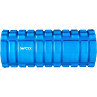 Масажний ролик Gymtek для йоги та фітнесу EVA 33*14см синій