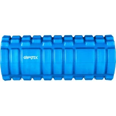 Массажный ролик Gymtek для йоги и фитнеса EVA 33*14см синий