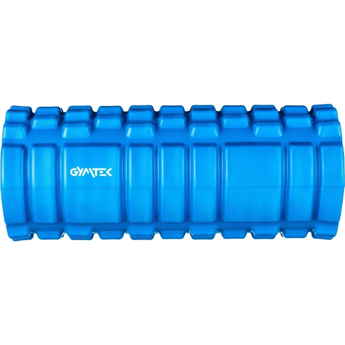 Масажний ролик Gymtek для йоги та фітнесу EVA 33*14см синій
