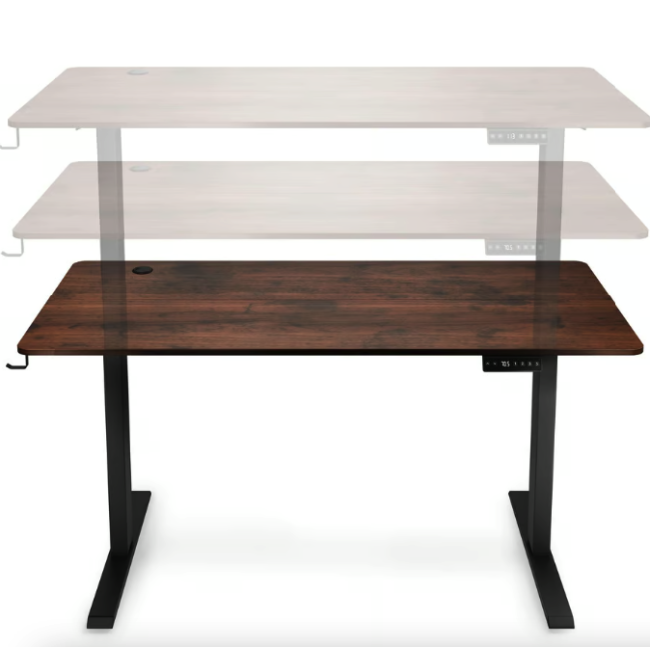 Компьютерный стол с регулируемой высотой Di Volio Biago коричневый