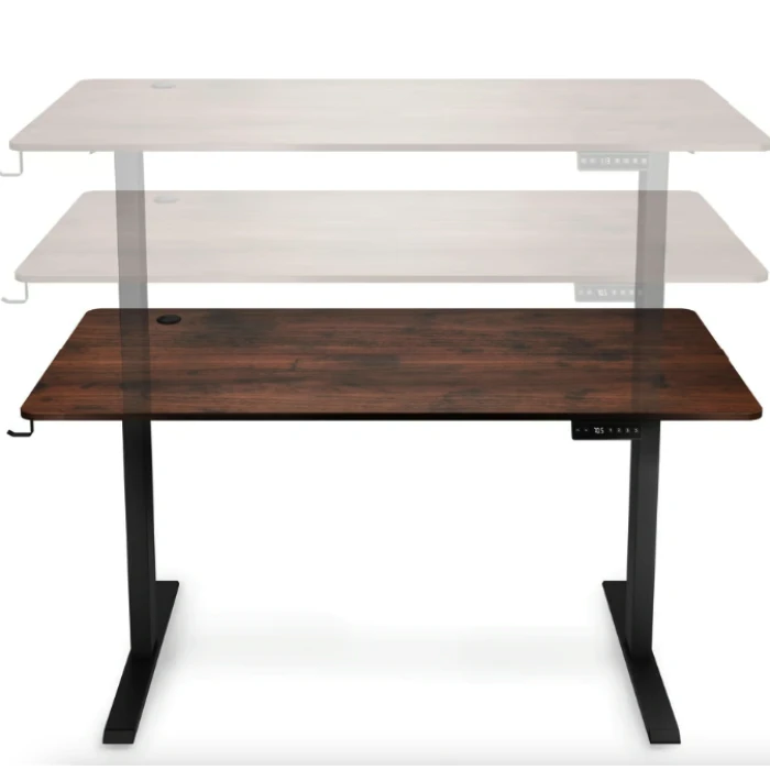 Компьютерный стол с регулируемой высотой Di Volio Biago коричневый