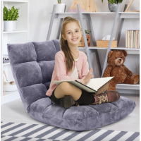 Кресло Costway Tiktok напольное с регулируемой спинкой