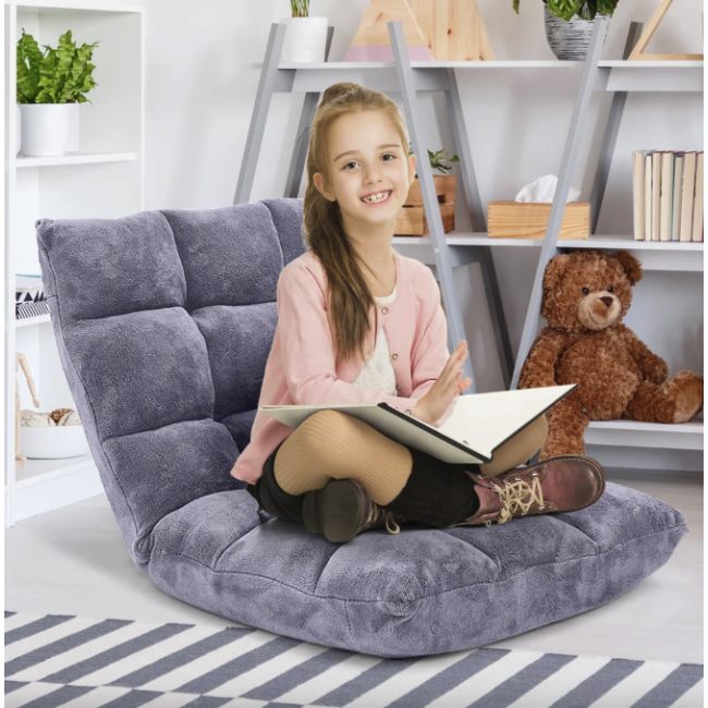 Крісло Costway Tiktok підлогове з регульованою спинкою