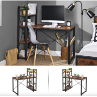 Компьютерный стол Leobert Devoko с боковыми полками в стиле Loft