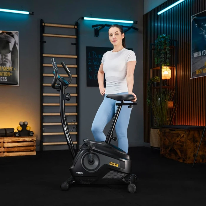 Велотренажер Trex Sport TX-400MB RECK магнітний сірий