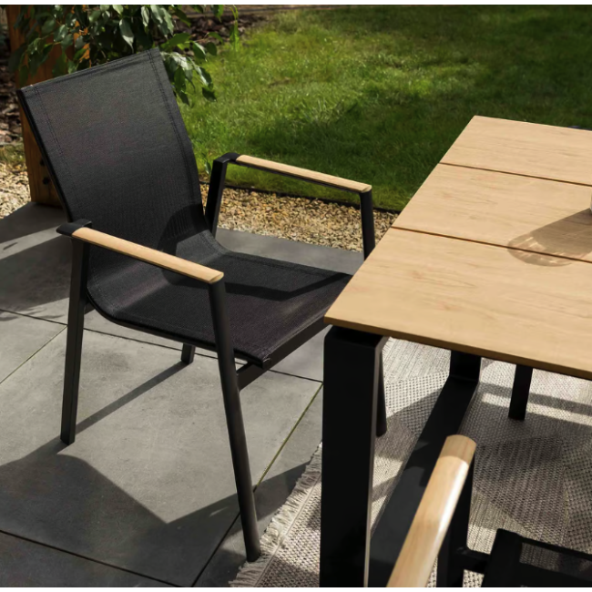 Садове крісло Di Volio Buti чорний