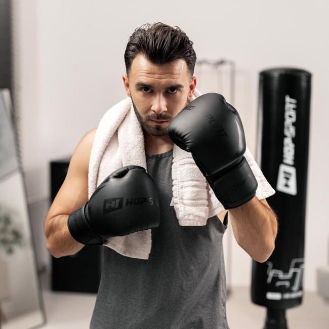 Боксерські рукавиці Hop-Sport HS-BG12 12oz чорні