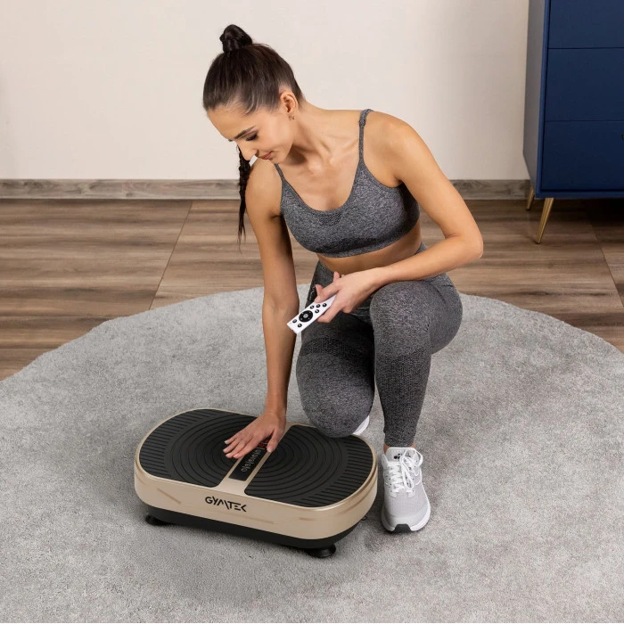 Вибрационная платформа GYMTEK XP300 золотистый