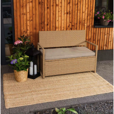 Садовая скамейка Di Volio Verbana с местом хранения бежевый