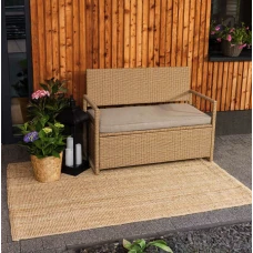 Садовая скамейка Di Volio Verbana с местом хранения бежевый