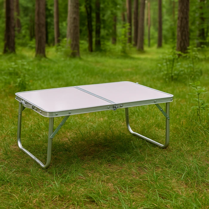 Стол туристический Chomik Garden Line HOLMEN 60x40x26,5см складной белый