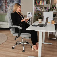 Офисное кресло Di Volio Baldo серый