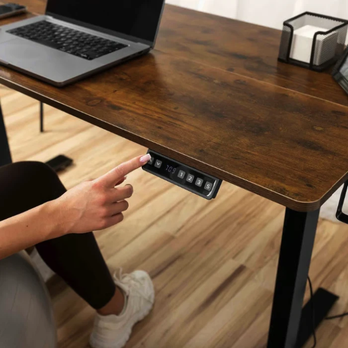 Комп'ютерний стіл з регульованою висотою Di Volio Rapalo коричневий