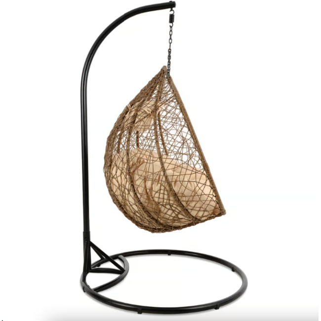 Підвісне крісло-кокон Di Volio Foggio двомісне коричневий