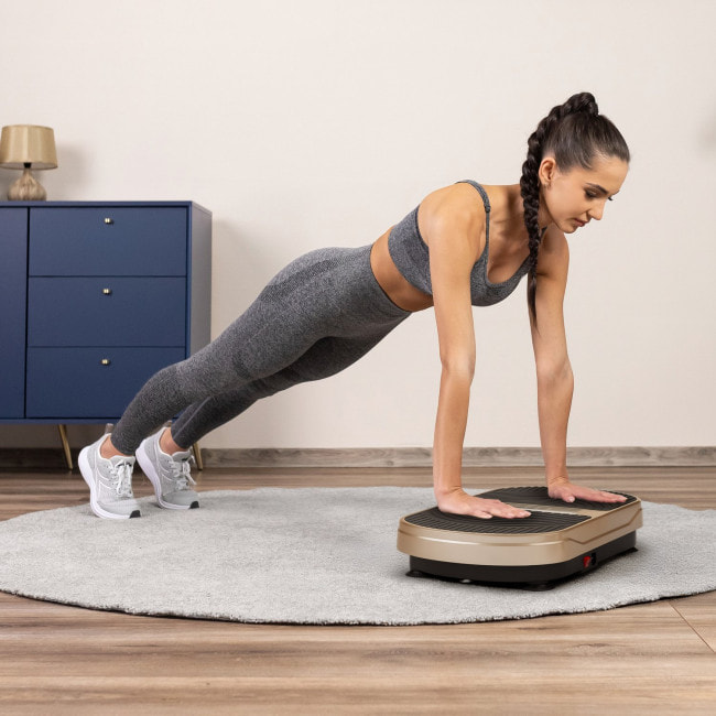 Вибрационная платформа GYMTEK XP300 золотистый