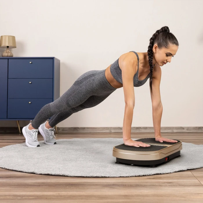 Вибрационная платформа GYMTEK XP300 золотистый
