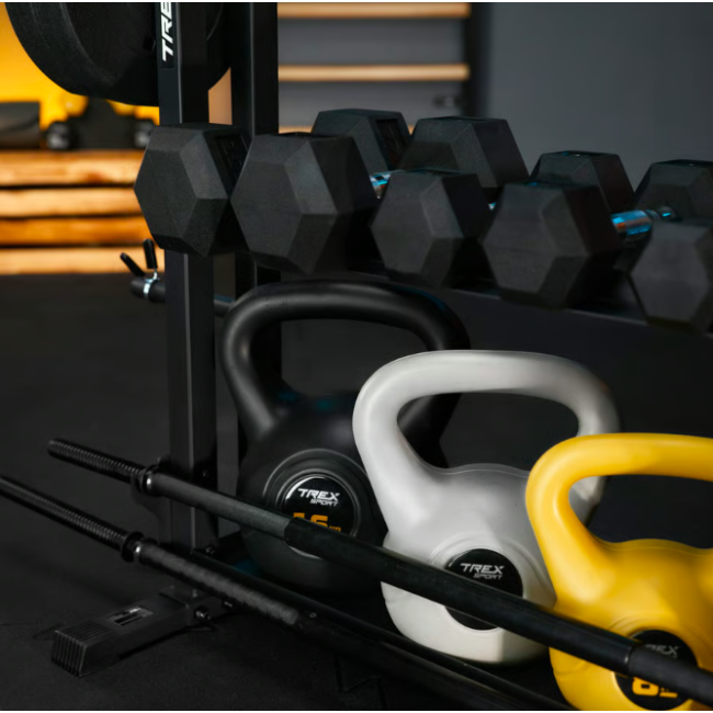 Стійка 3-рівнева для гантелей, грифів та гирь Trex Sport TX-075DR