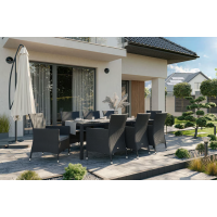 Садовая мебель Di Volio VERONA 8+1 Серый/серый