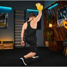 Гиря вінілова 8кг Trex Sport TX-008CKB жовта