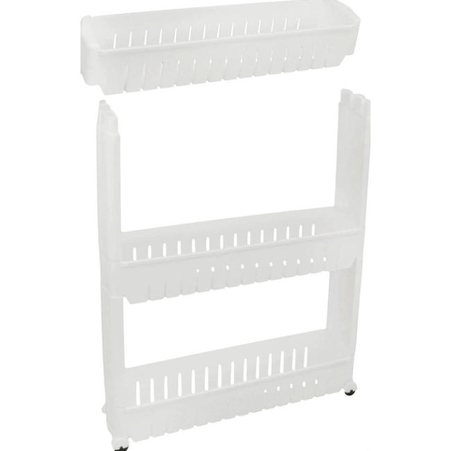 Этажерка Leobert Slim 3-уровневая на колесах