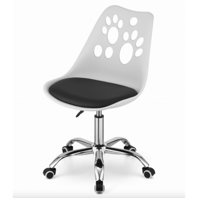 Офисное кресло Leobert Print бело-черный